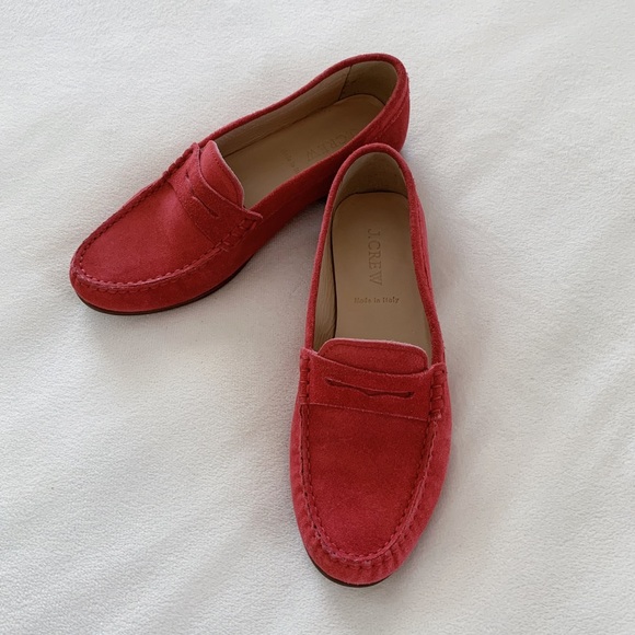 J. Crew Shoes - J CREW James Suede Penny Loafers